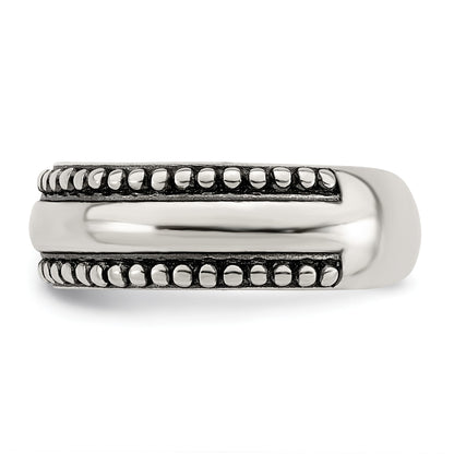 Sterling Silver Antiqued Toe Ring