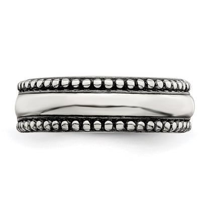 Sterling Silver Antiqued Toe Ring