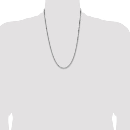 Sterling Silver 3.25mm Domed Curb Chain