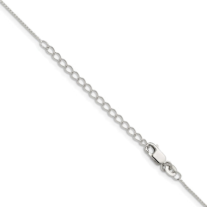 Sterling Silver .95mm Round Franco Chain w/2in ext.