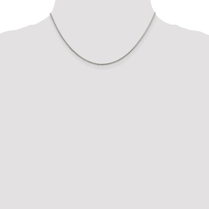Sterling Silver 1.25mm Round Franco Chain