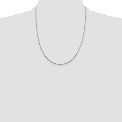 Sterling Silver 1.25mm Round Franco Chain