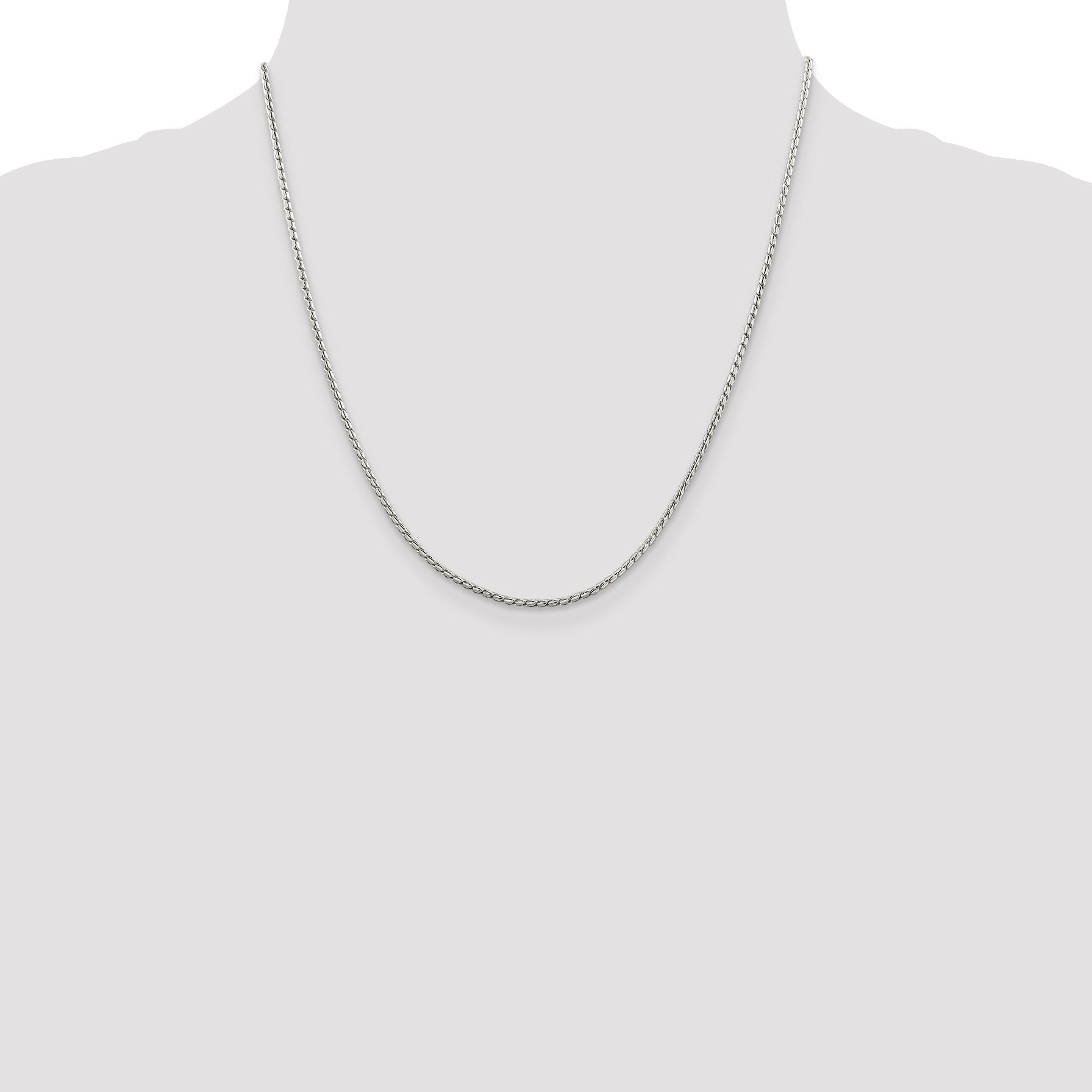 Sterling Silver 1.75mm Round Franco Chain