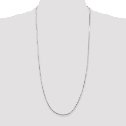 Sterling Silver 1.75mm Round Franco Chain