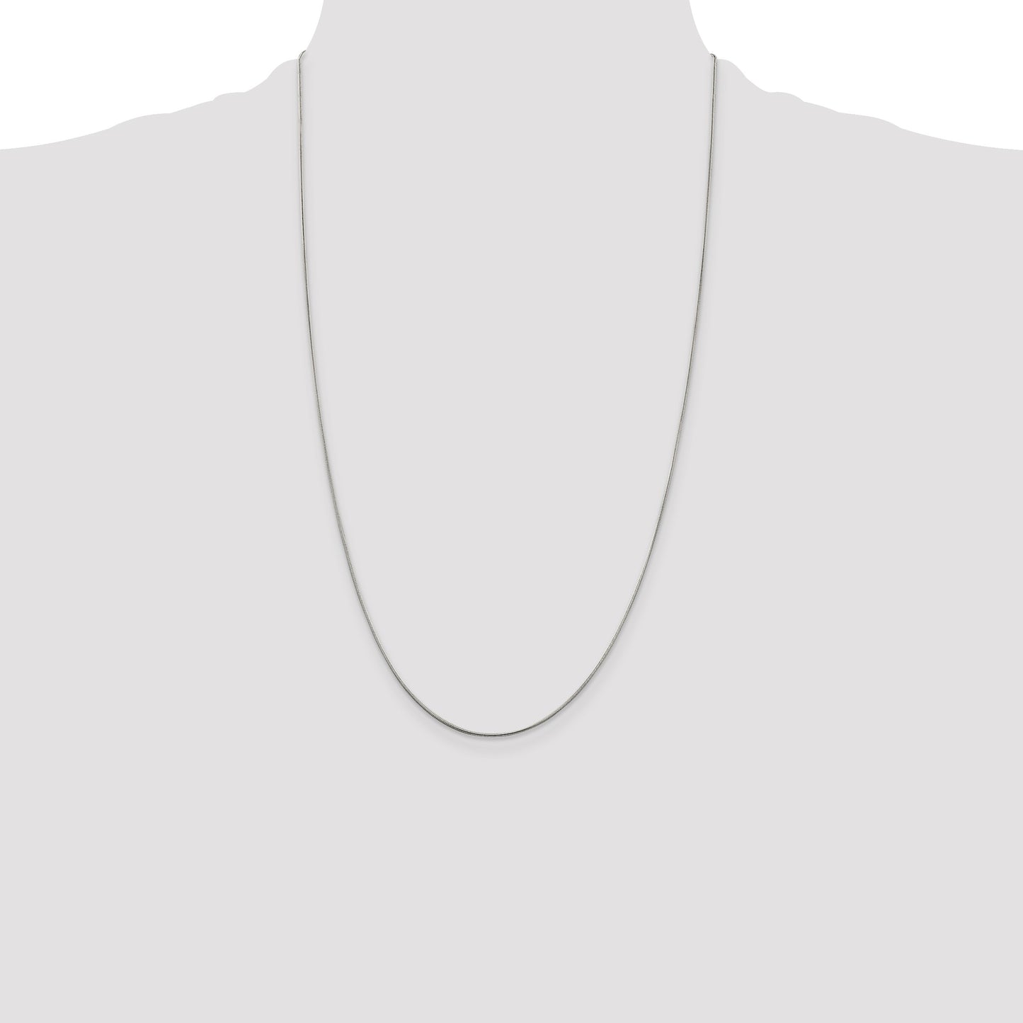 Sterling Silver .8mm Snake Chain