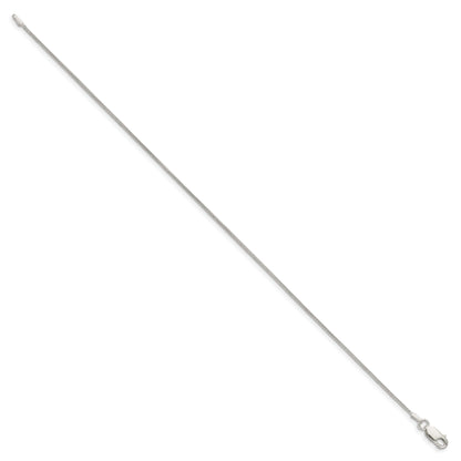 Sterling Silver .8mm Snake Chain Anklet