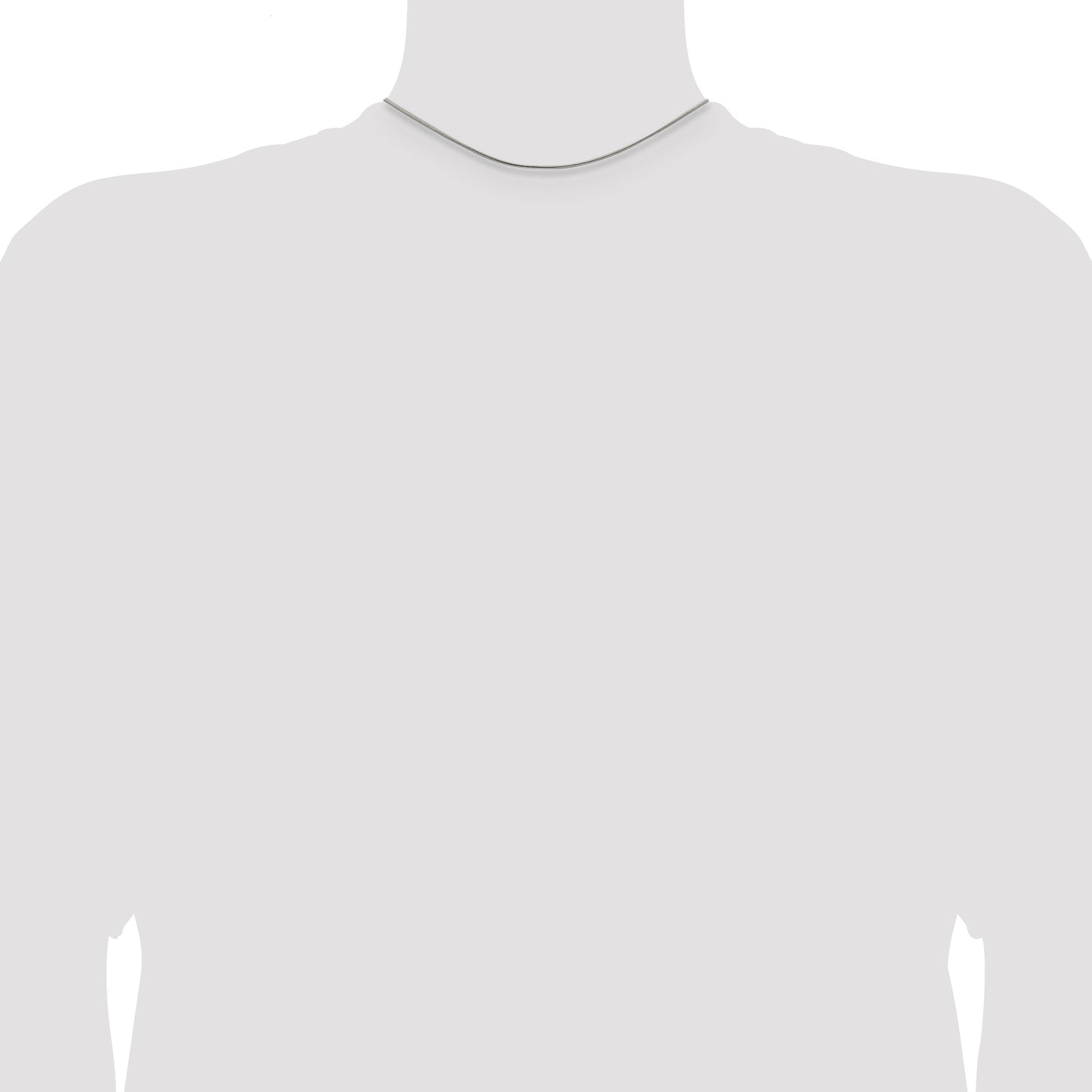 Sterling Silver 1mm Snake Chain