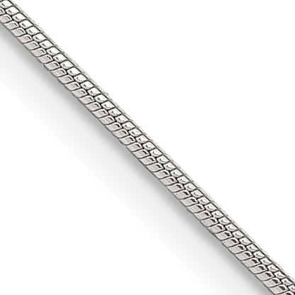 Sterling Silver 1mm Snake Chain w/4in ext.