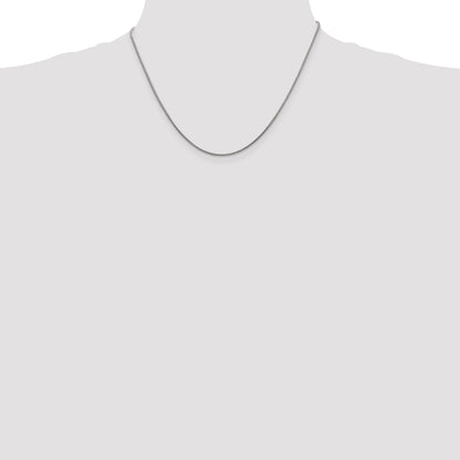Sterling Silver 1.2mm Snake Chain w/2in ext.