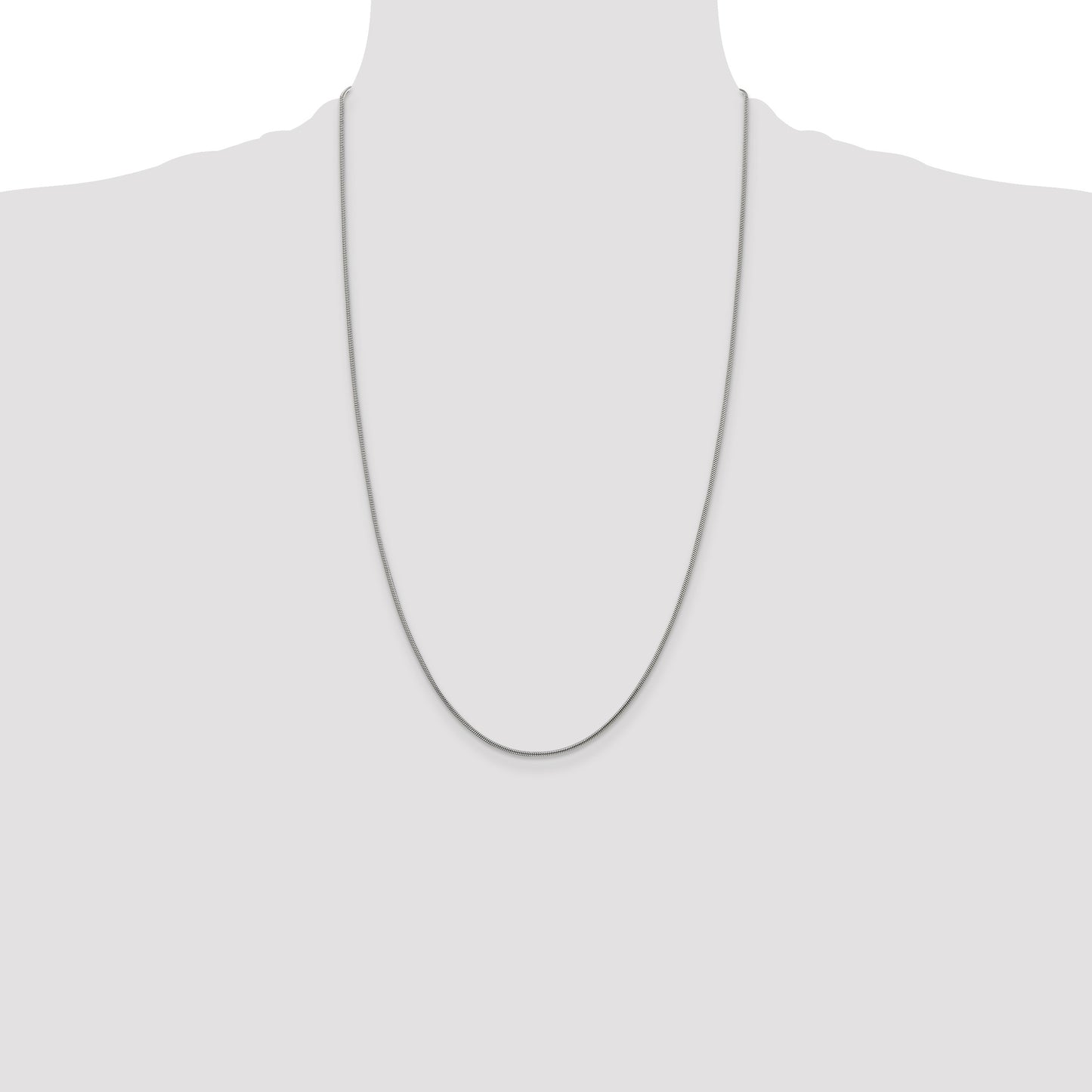Sterling Silver 1.2mm Snake Chain