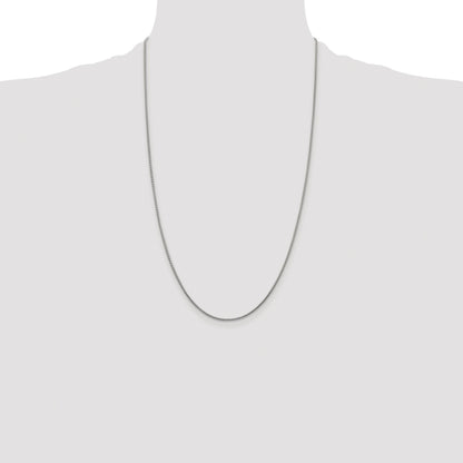 Sterling Silver Rhodium-plated 1.2mm Snake Chain