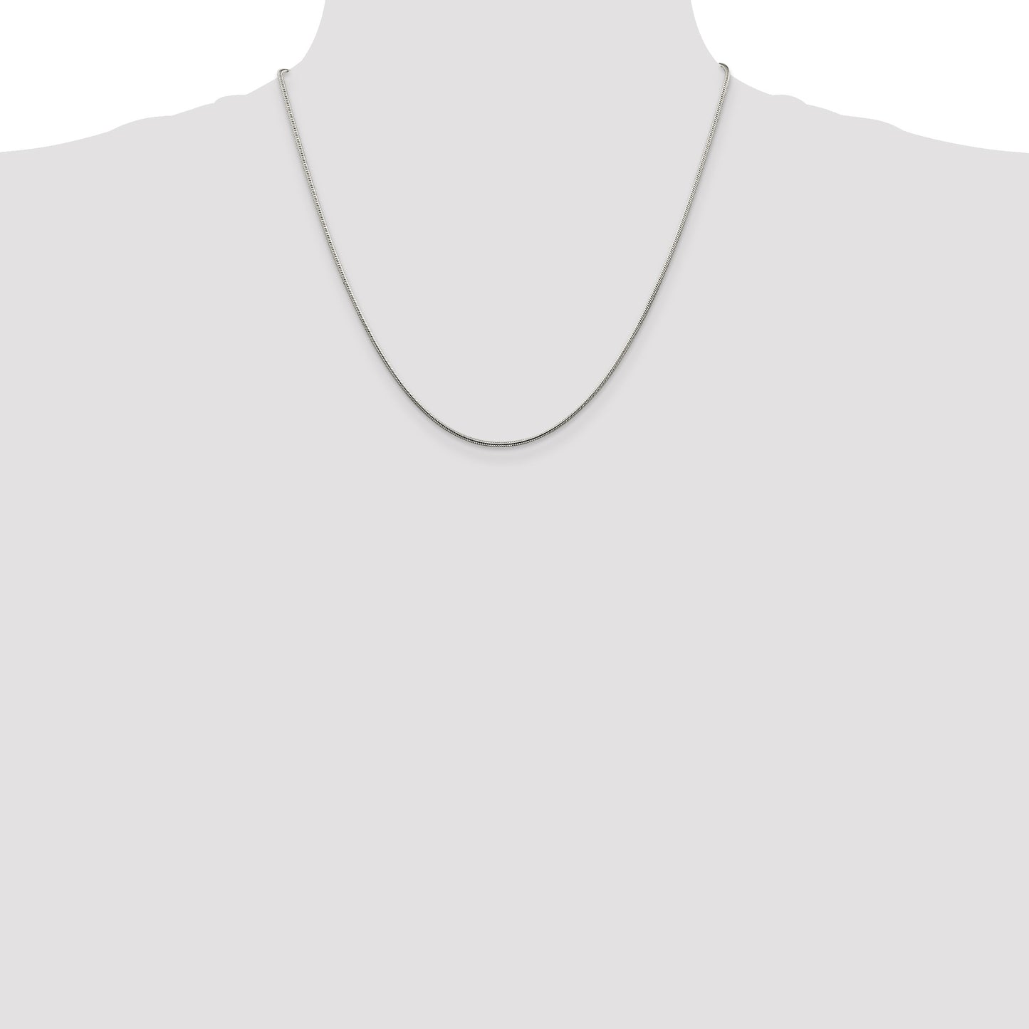 Sterling Silver 1.25mm Snake Chain