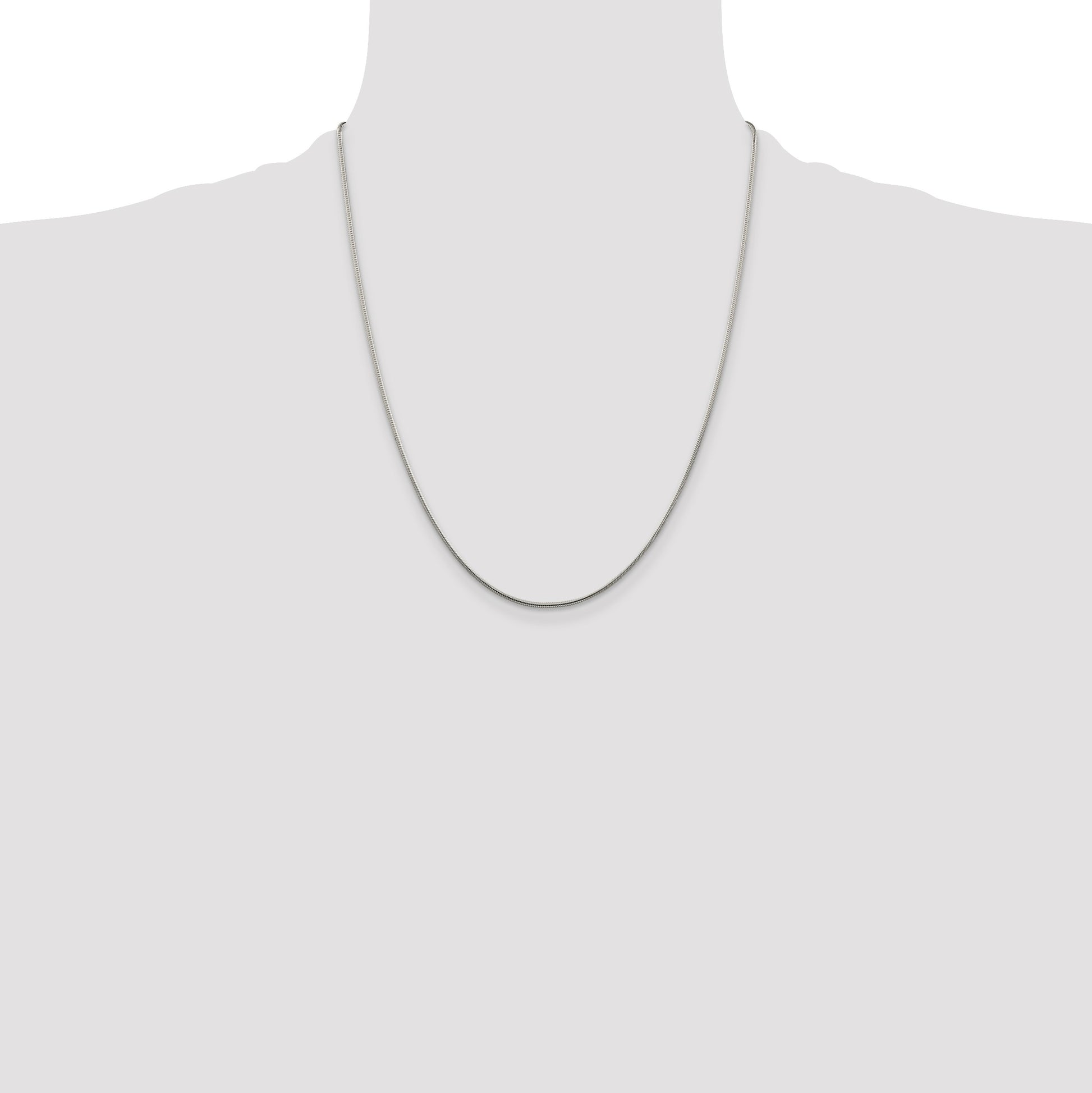 Sterling Silver 1.25mm Snake Chain