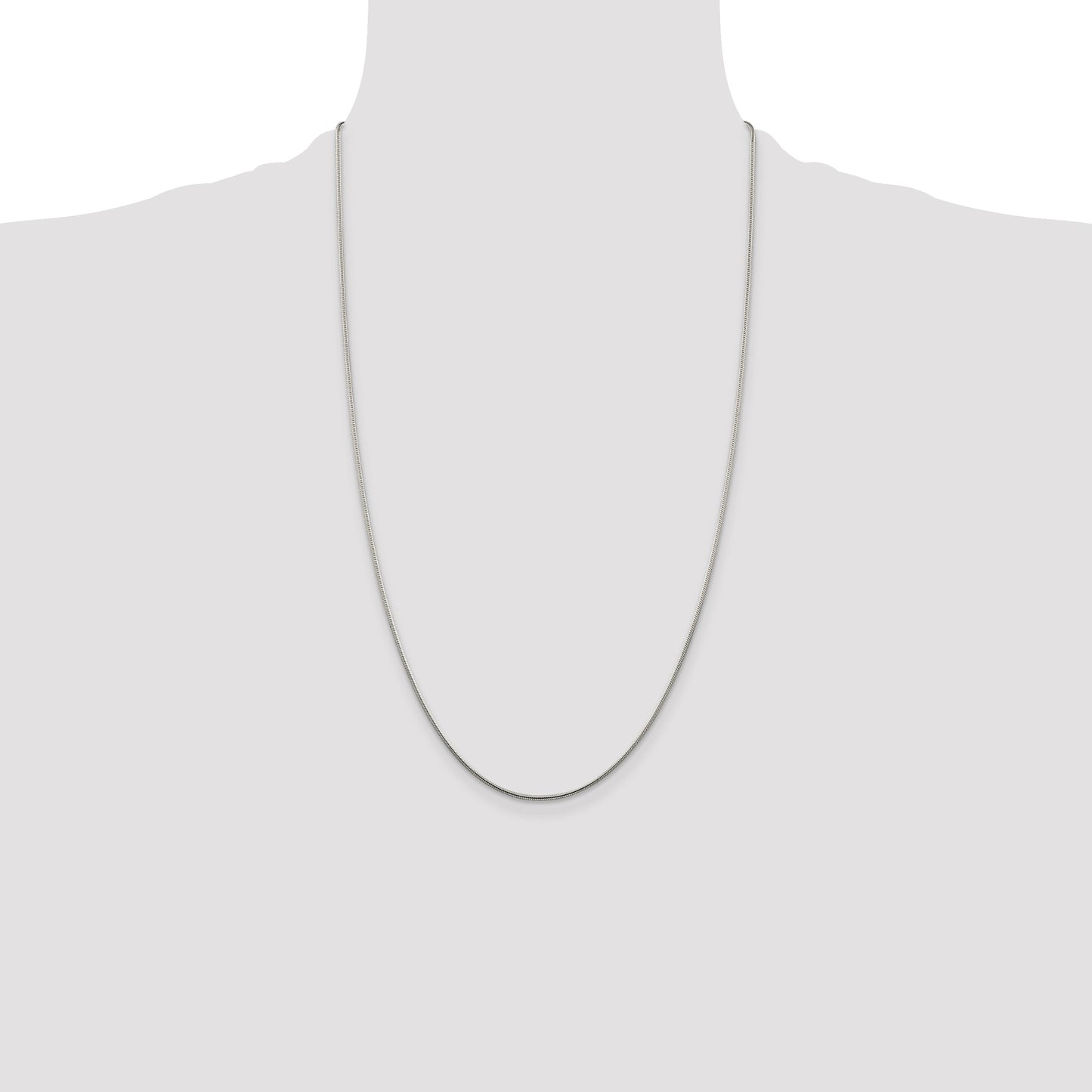 Sterling Silver 1.25mm Snake Chain