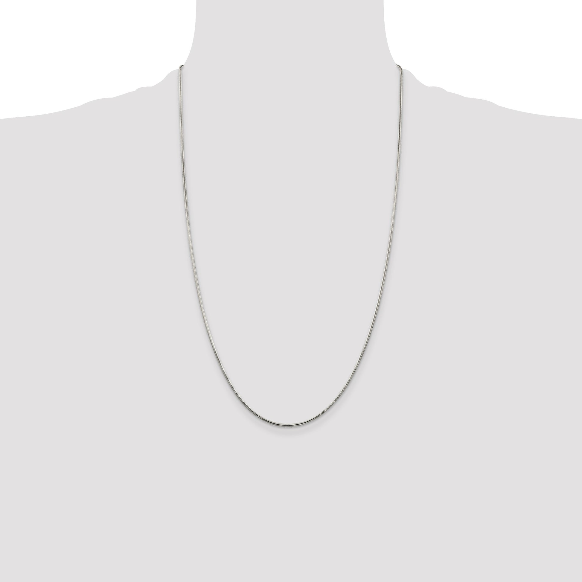Sterling Silver 1.25mm Snake Chain