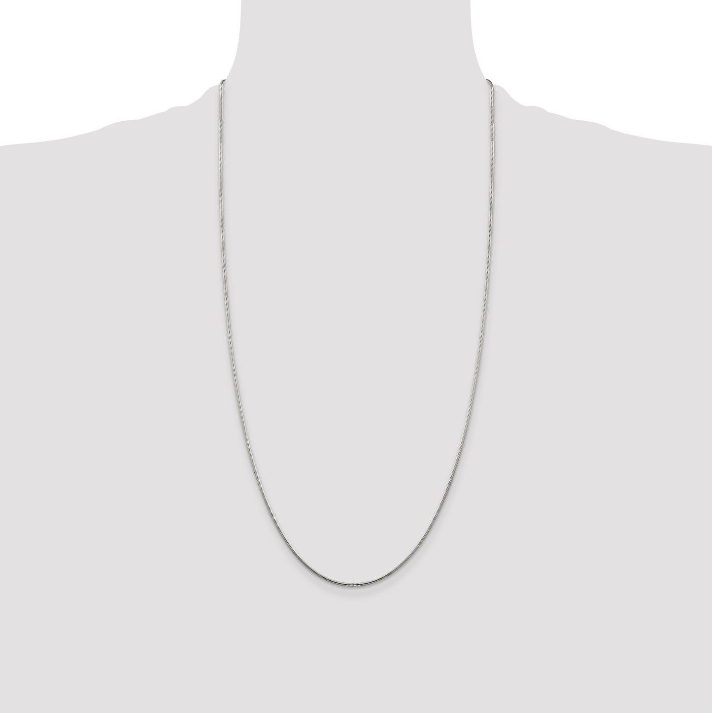 Sterling Silver 1.25mm Snake Chain