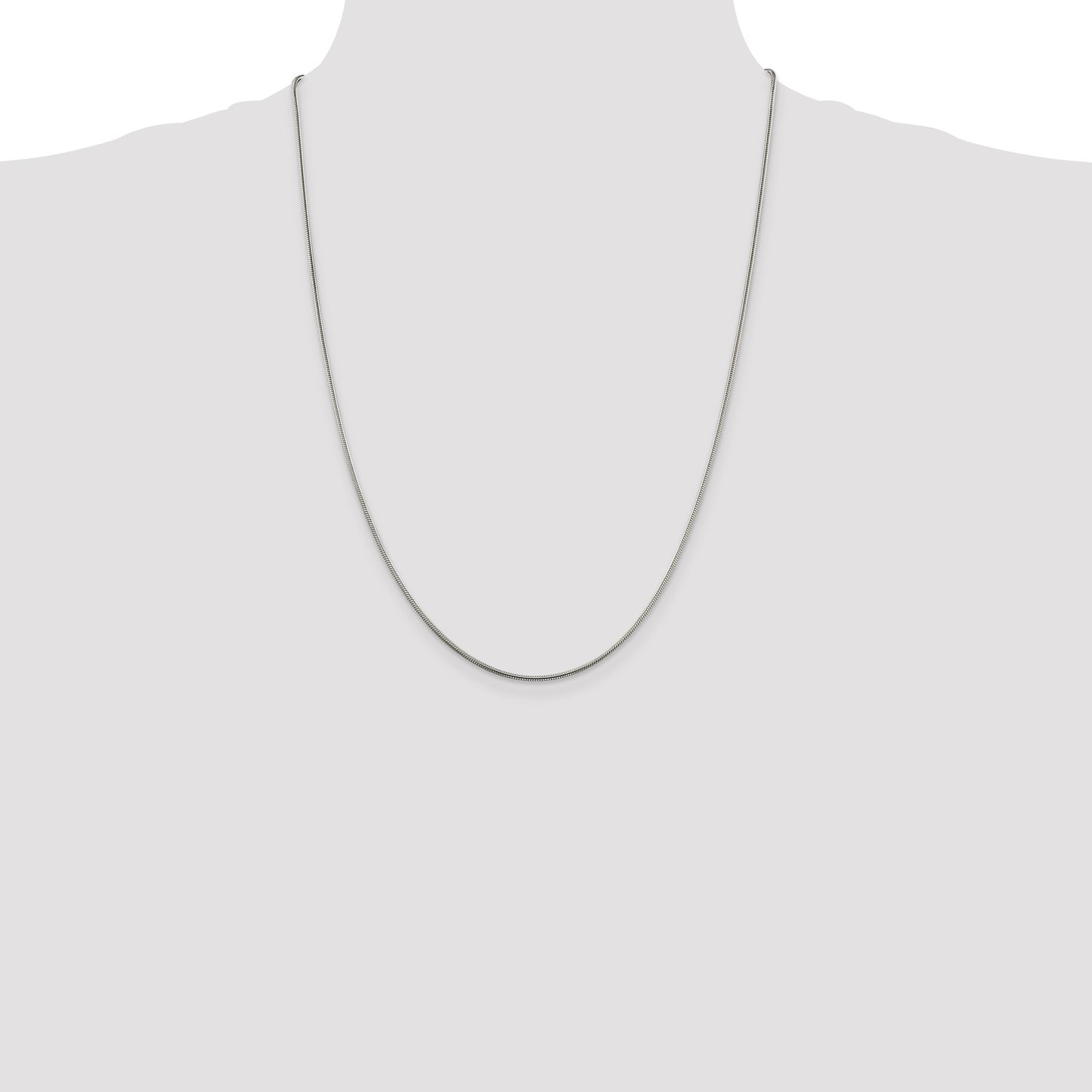 Sterling Silver 1.5mm Snake Chain