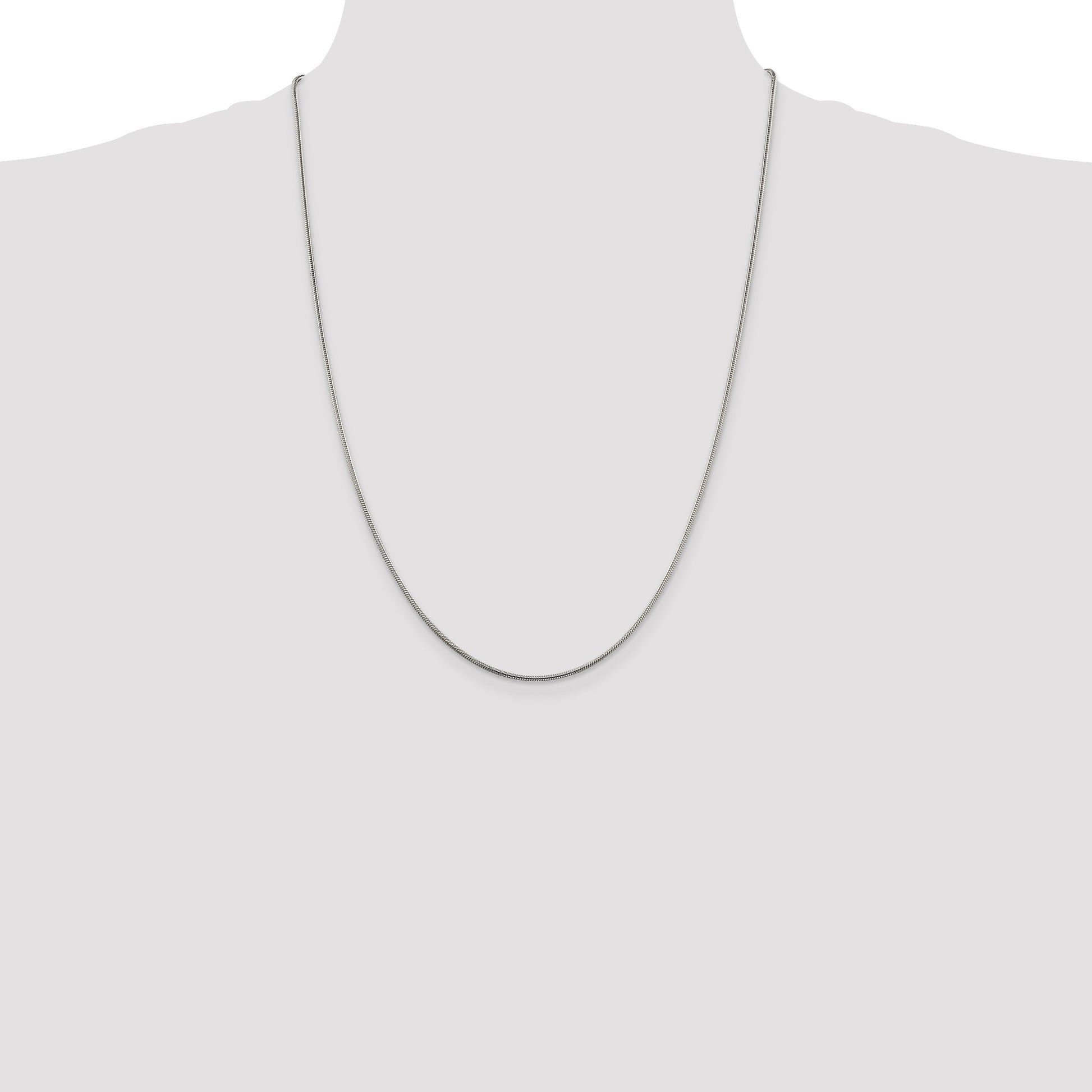 Sterling Silver 1.5mm Snake Chain