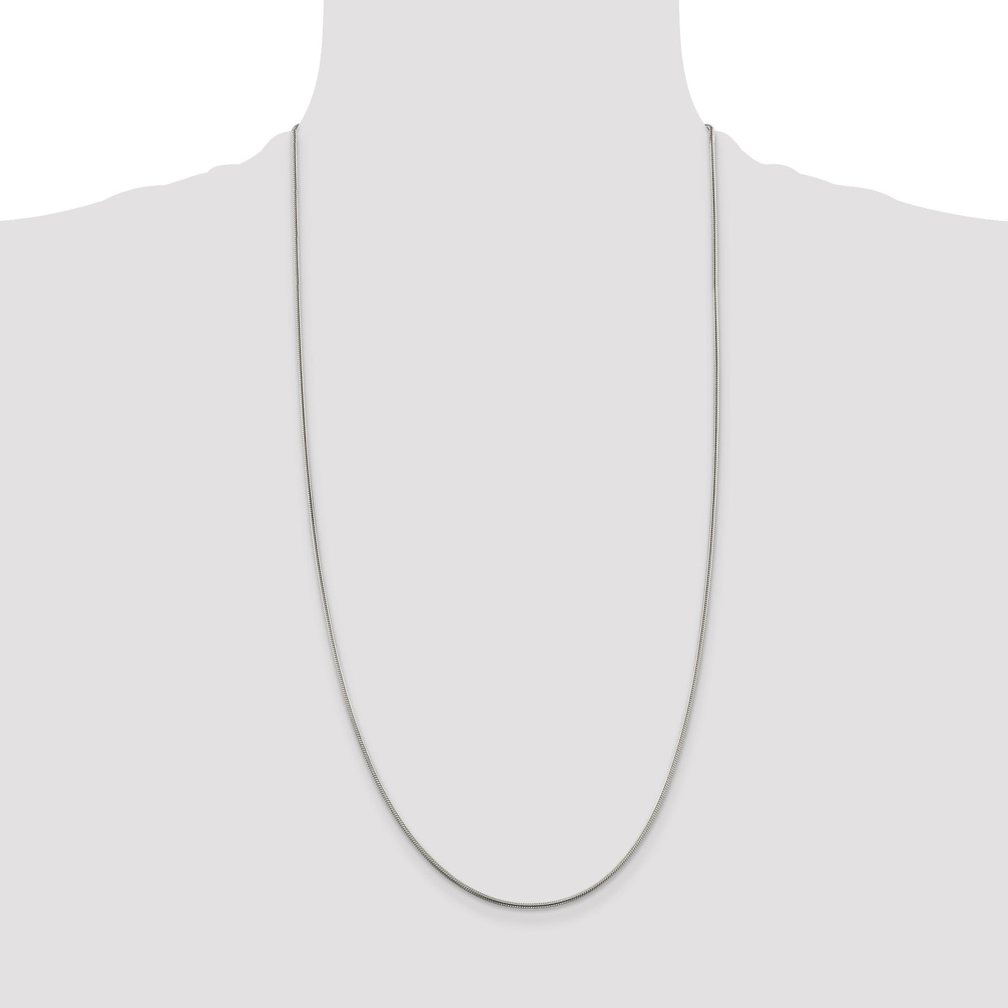 Sterling Silver 1.5mm Snake Chain