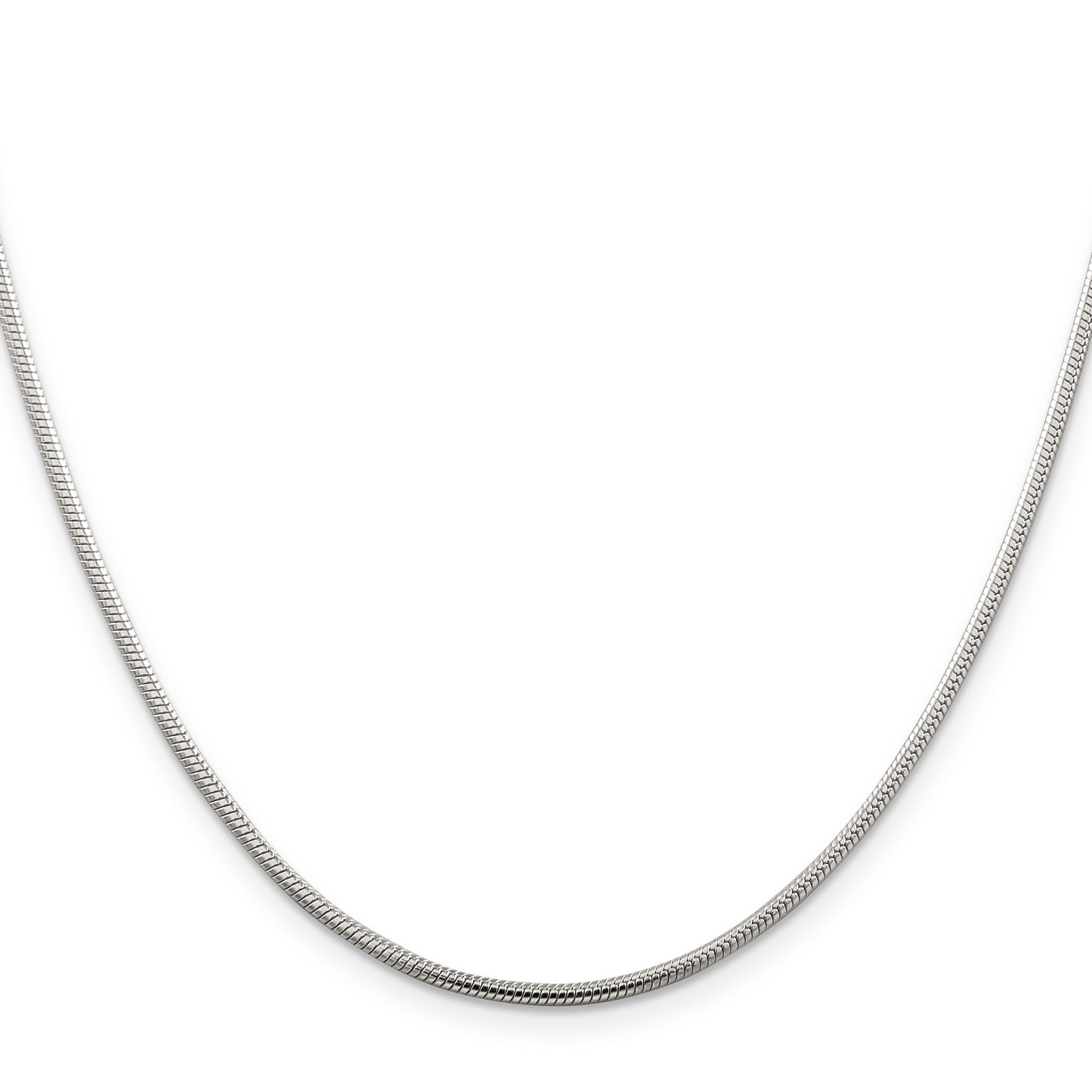 Sterling Silver 1.75mm Snake Chain Necklace