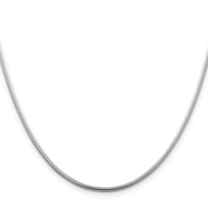 Sterling Silver 1.75mm Snake Chain Necklace