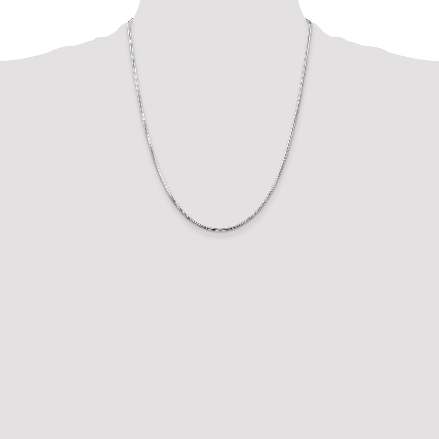 Sterling Silver 1.75mm Snake Chain