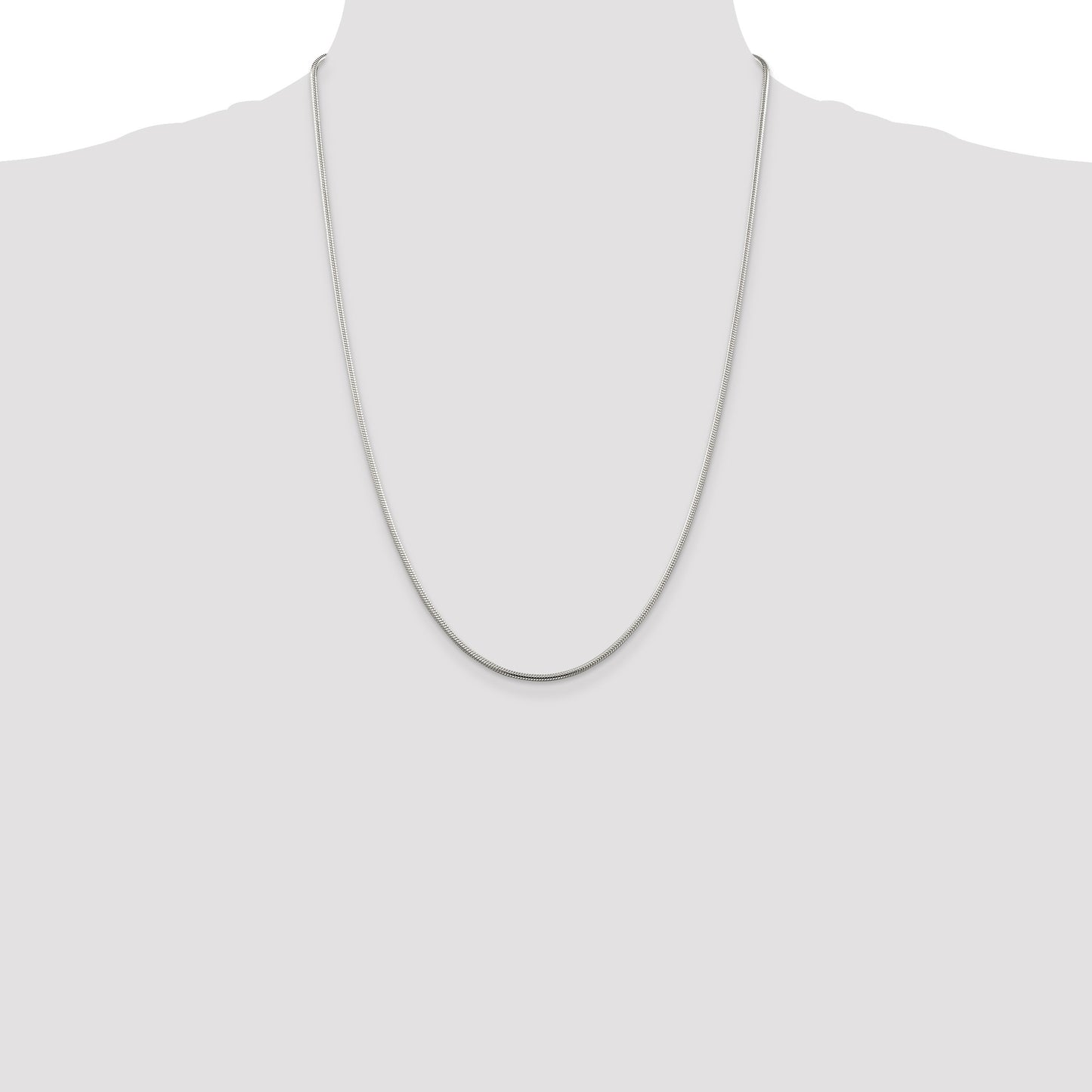 Sterling Silver 1.75mm Snake Chain