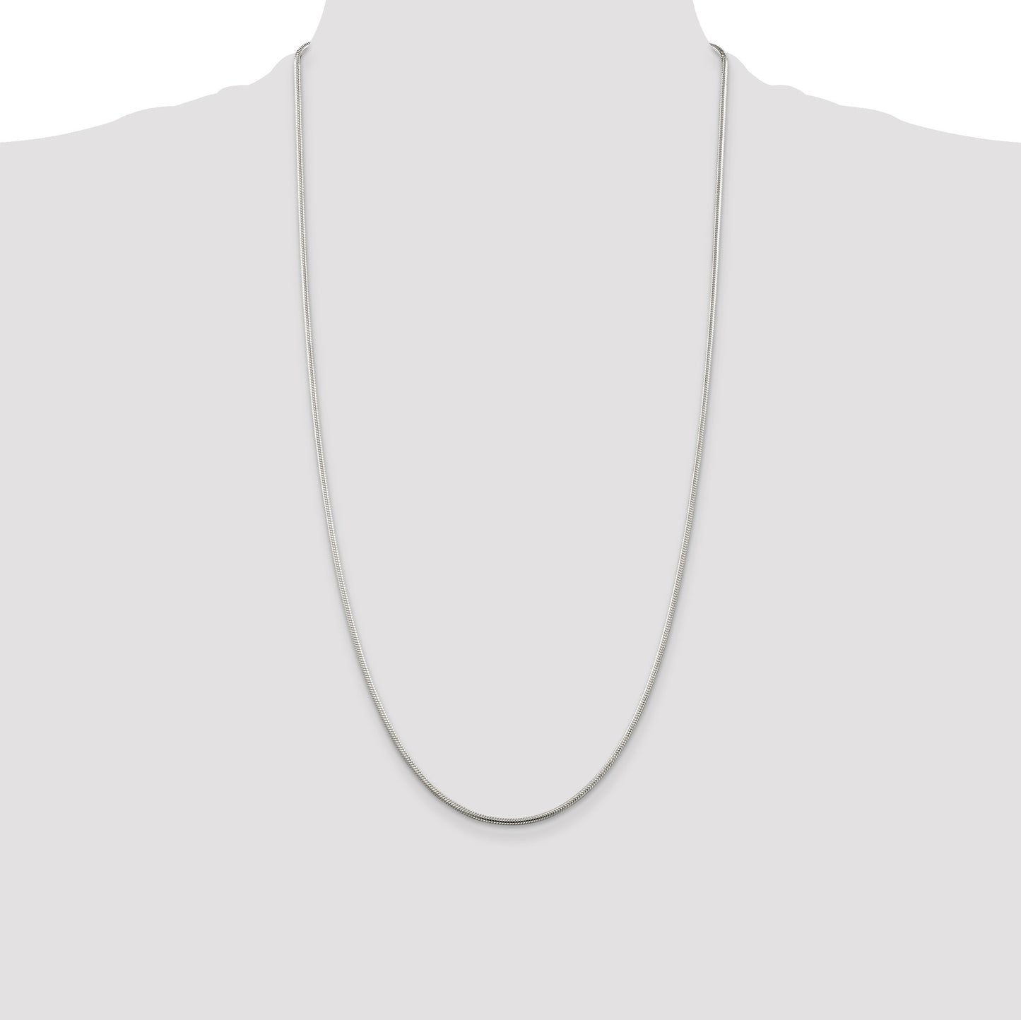 Sterling Silver 1.75mm Snake Chain