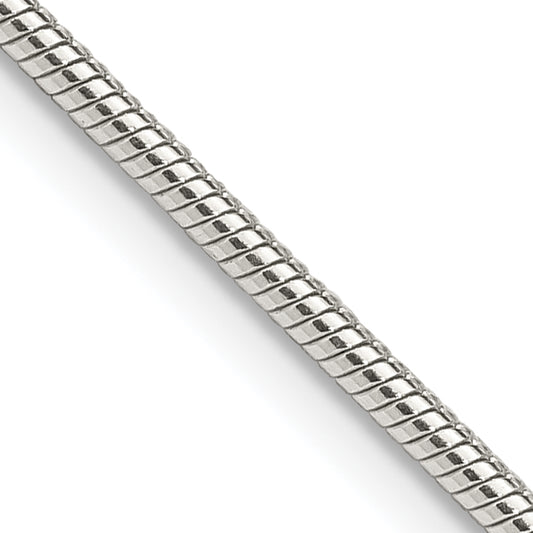 Sterling Silver 1.75mm Snake Chain Necklace