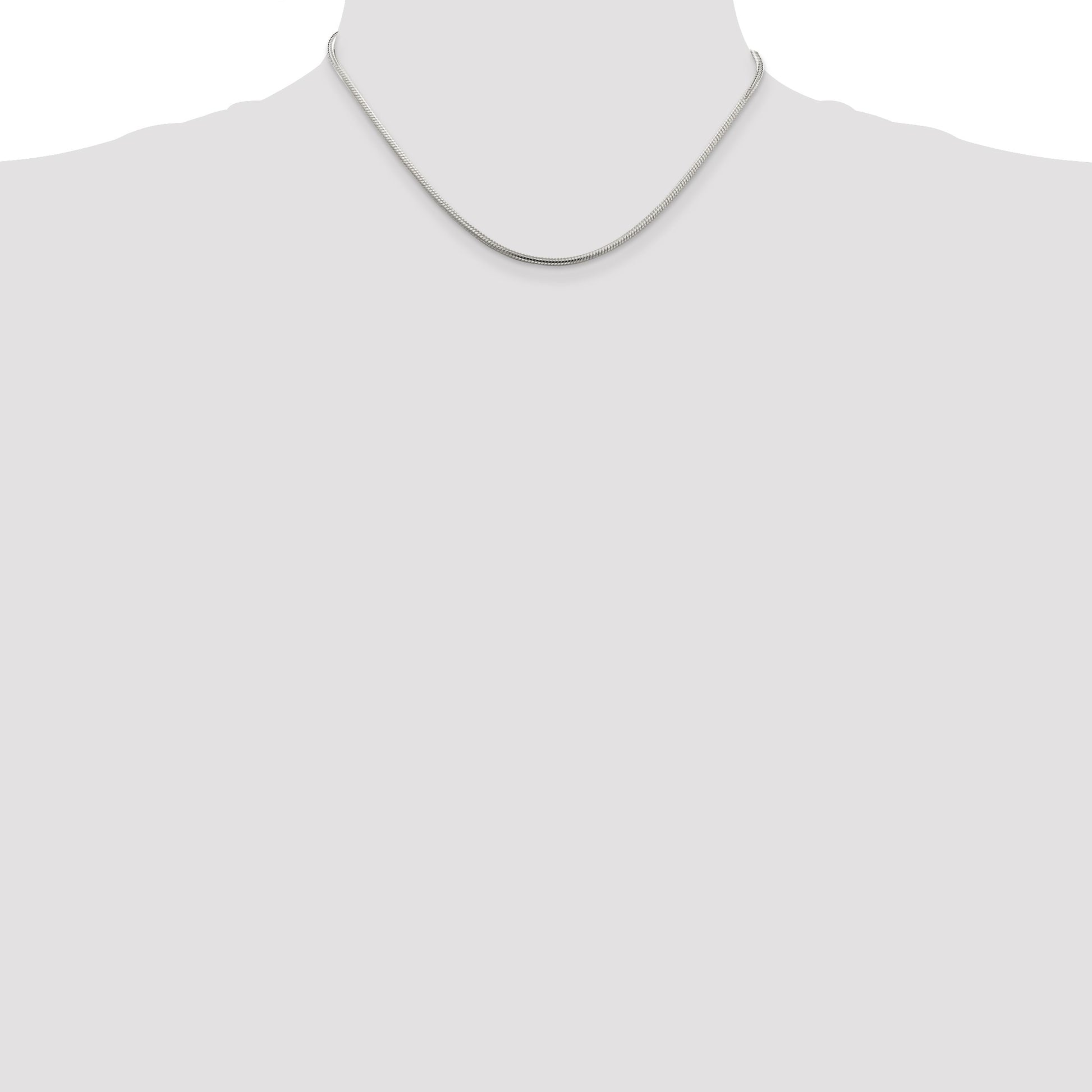 Sterling Silver 2mm Snake Chain
