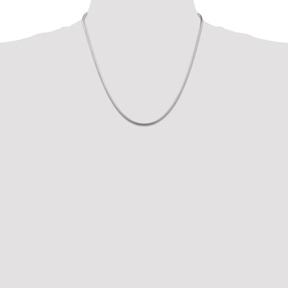 Sterling Silver 2mm Snake Chain