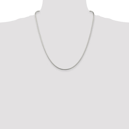 Sterling Silver 2mm Snake Chain