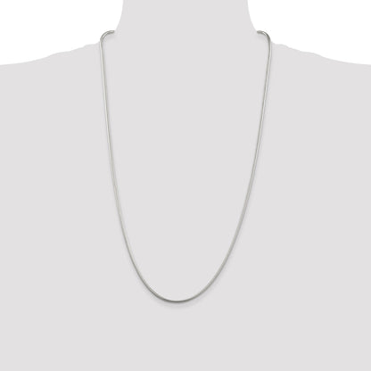 Sterling Silver 2mm Snake Chain