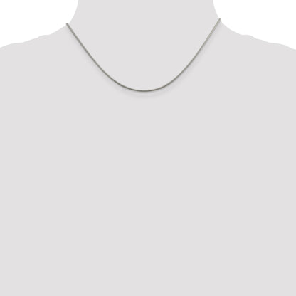 Sterling Silver 1.5mm Round Snake Chain