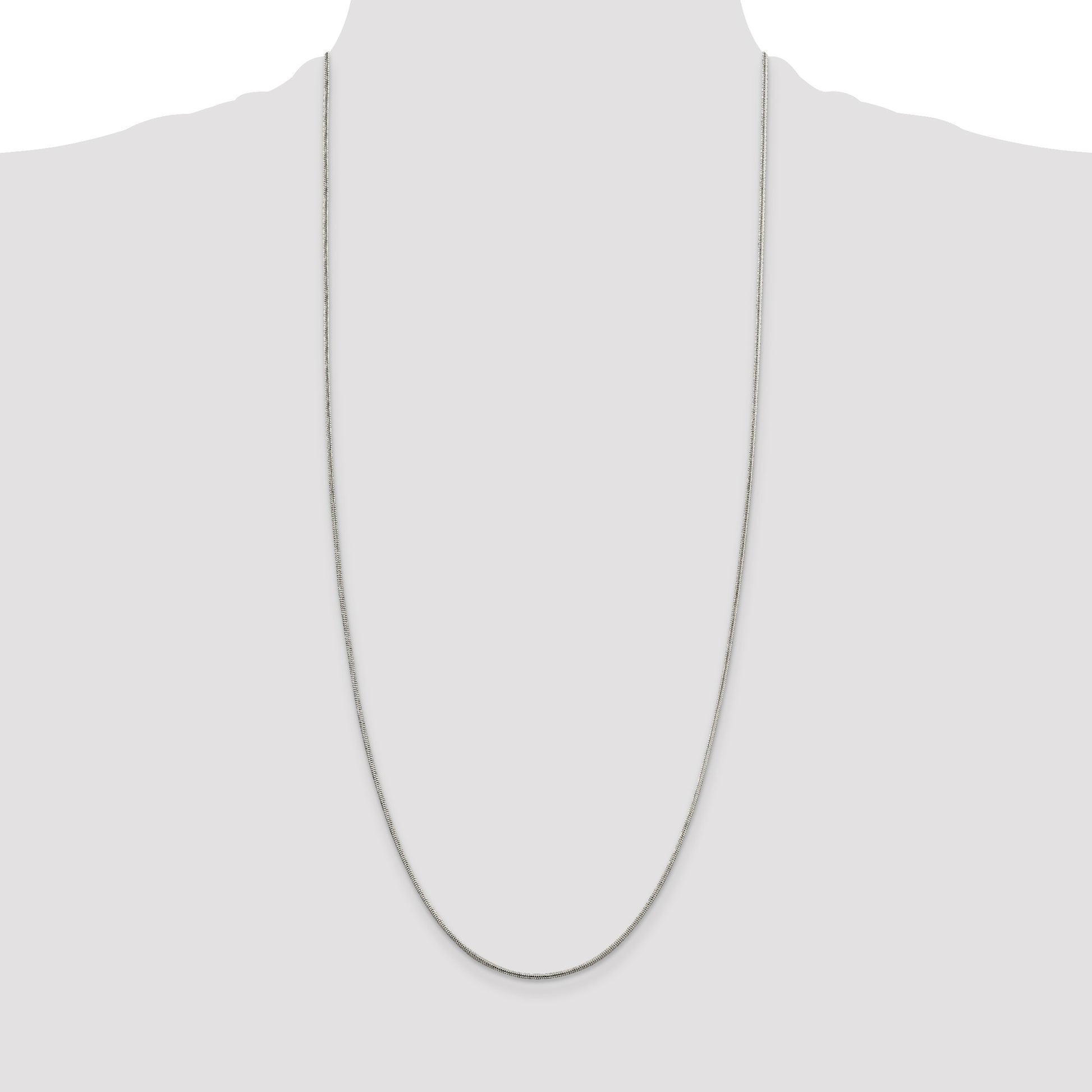Sterling Silver 1.5mm Round Snake Chain