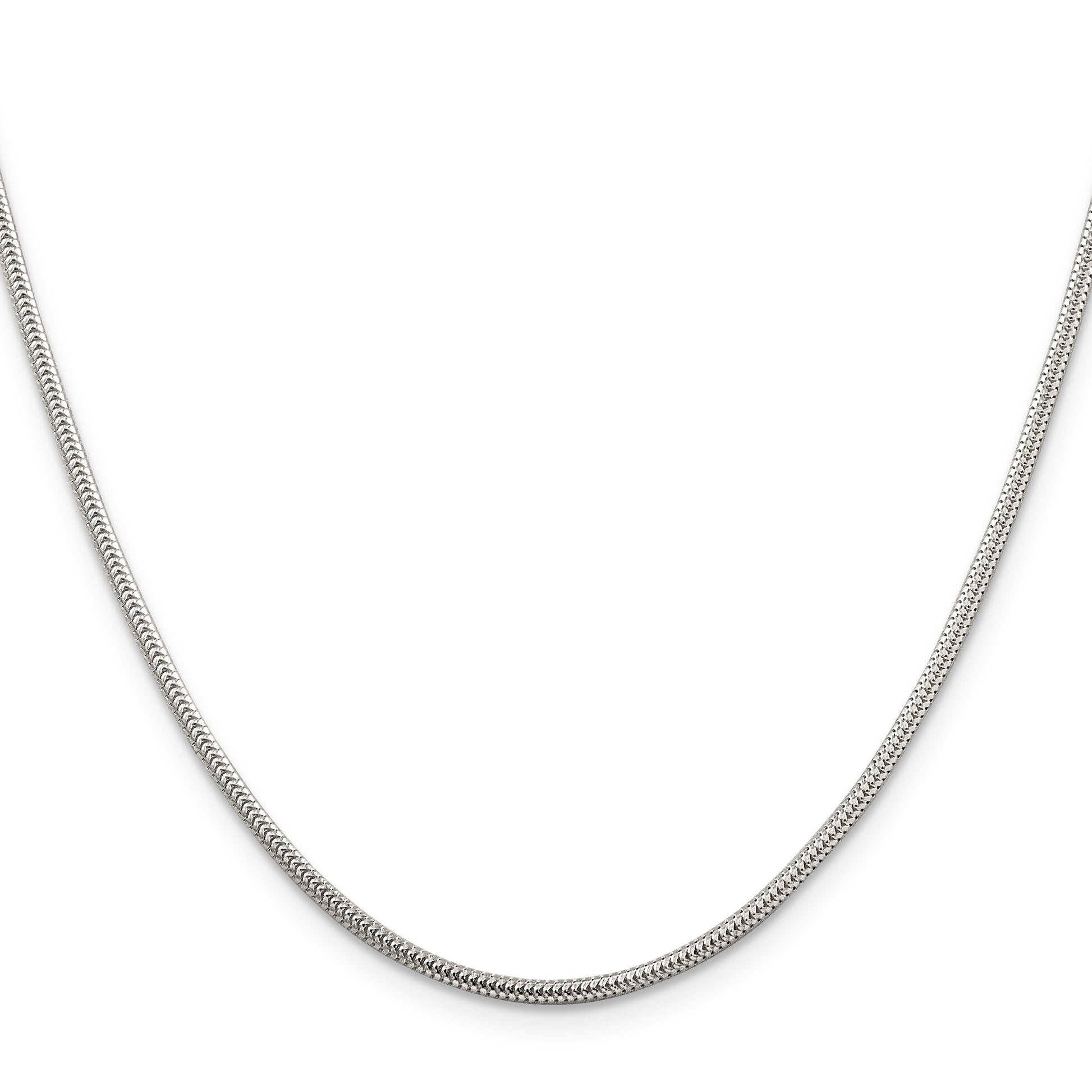 Sterling Silver 1.6mm Round Snake Chain