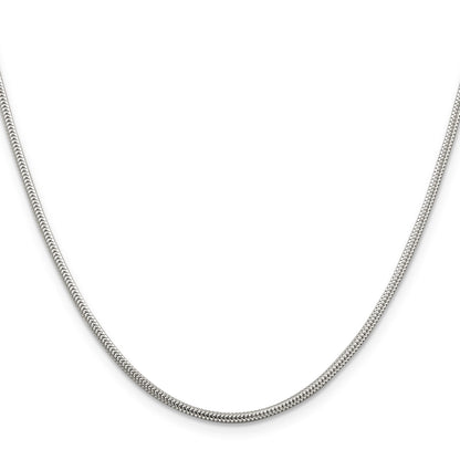 Sterling Silver 1.6mm Round Snake Chain