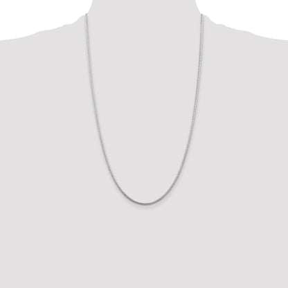 Sterling Silver 1.6mm Round Snake Chain