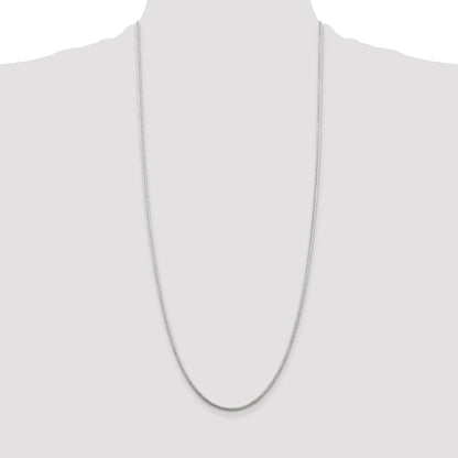 Sterling Silver 1.6mm Round Snake Chain