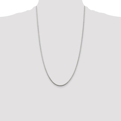 Sterling Silver 2mm Round Snake Chain
