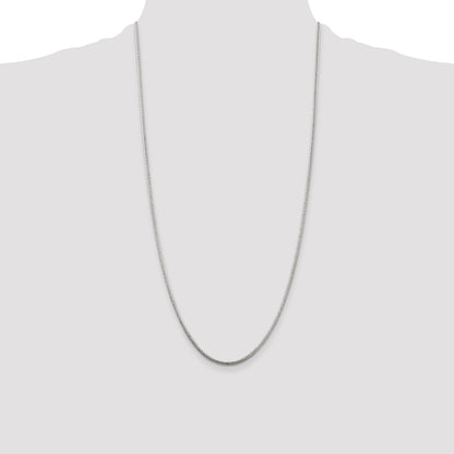 Sterling Silver 2mm Round Snake Chain