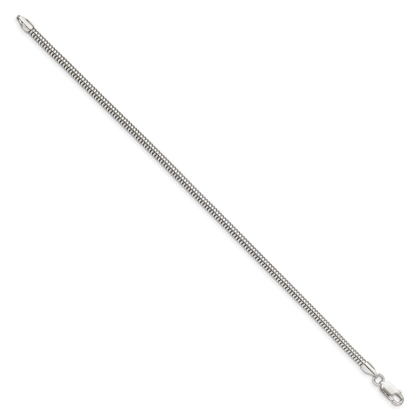 Sterling Silver 3mm Round Snake Chain