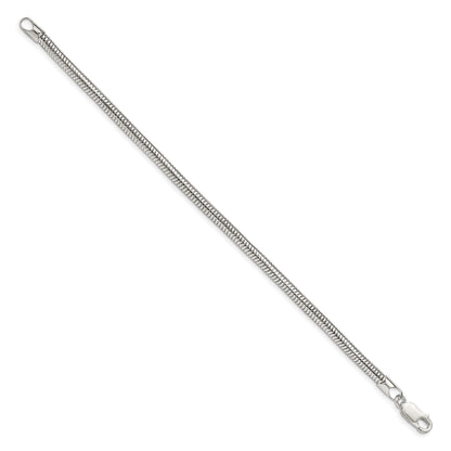 Sterling Silver 4mm Round Snake Chain