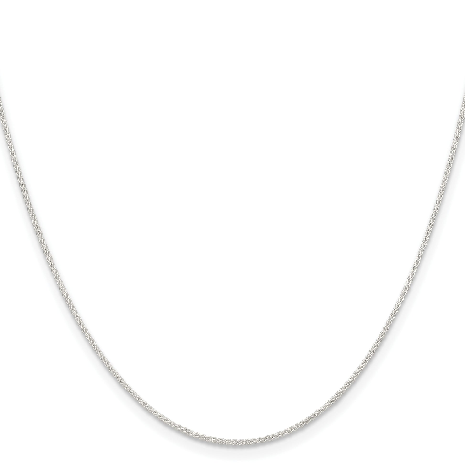 Sterling Silver 1mm Round Spiga Chain