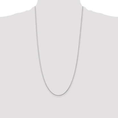 Sterling Silver 1.25mm Round Spiga Chain