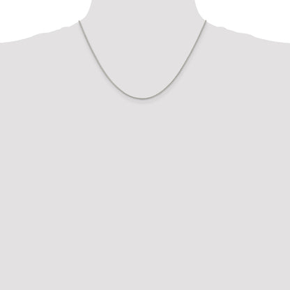 Sterling Silver 1.5mm wtih 2 inch ext. Round Spiga Chain