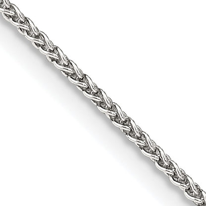 Sterling Silver 1.5mm Round Spiga Chain