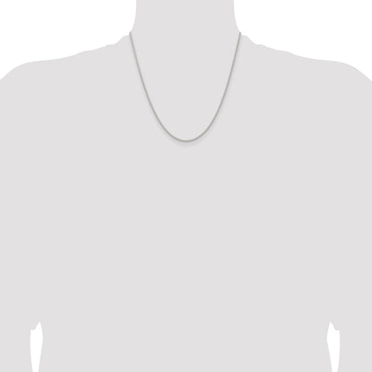Sterling Silver 1.6mm Round Spiga Chain