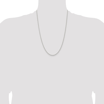 Sterling Silver 1.6mm Round Spiga Chain