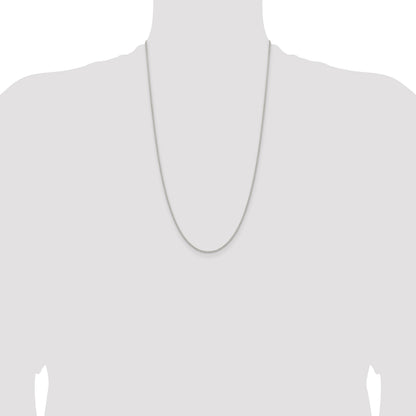Sterling Silver 1.6mm Round Spiga Chain
